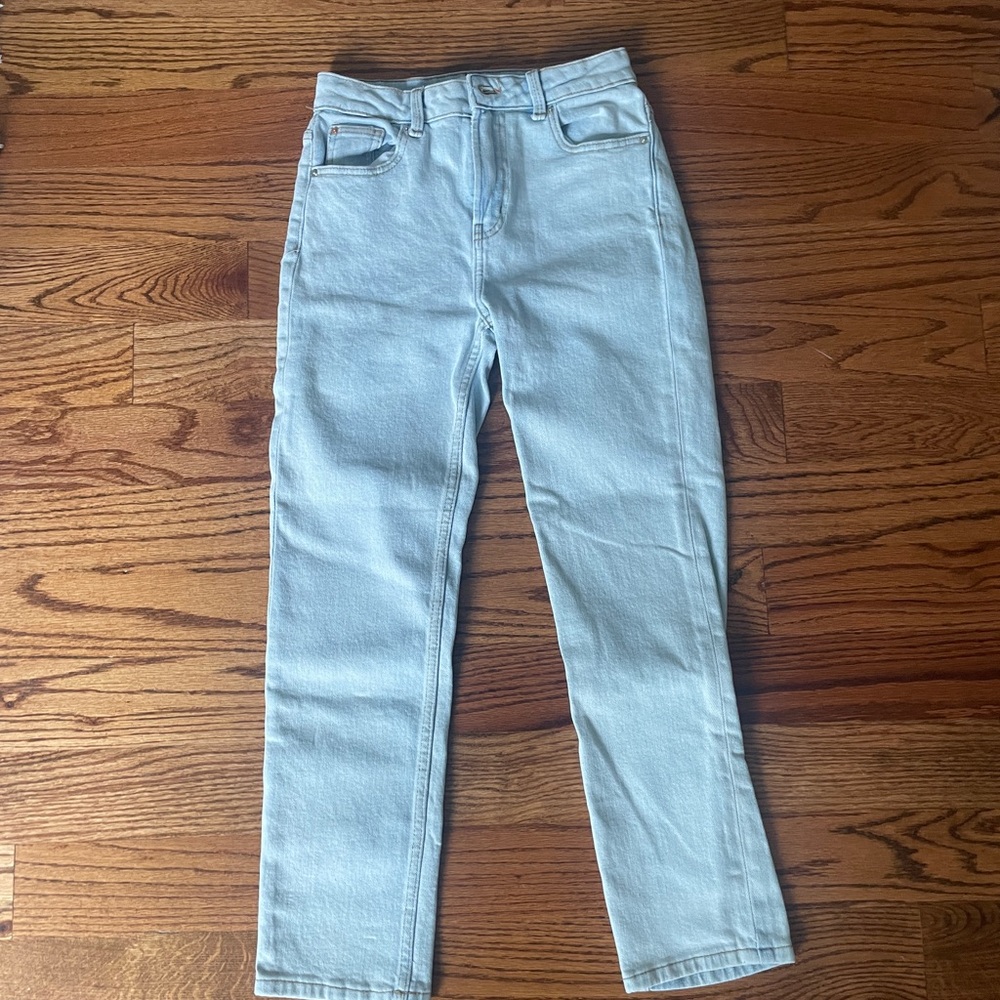 light washed jeans